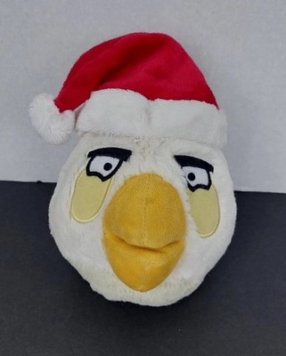 Angry Birds Seasons Santa Hat Matilda White 6'' Plush Christmas Holiday