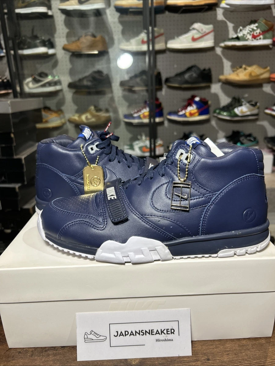 Fragment Design x Nike Air Trainer 1 SP Mid Black for Sale