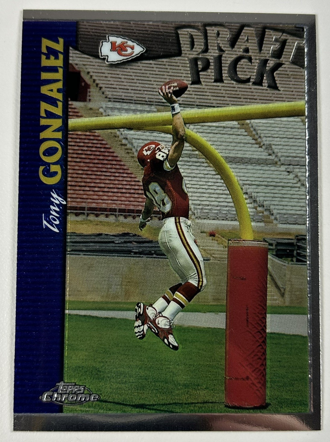 1997 Topps Chrome Tony Gonzalez Rookie RC #24 Chiefs