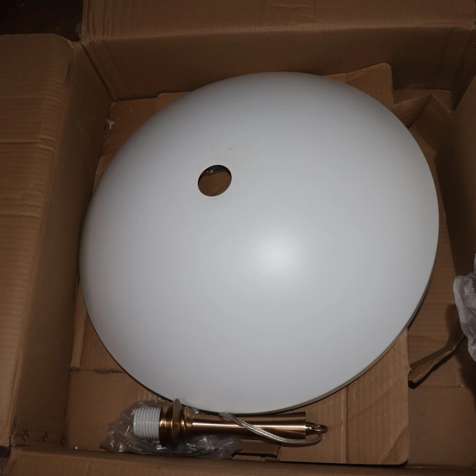 Kichler 1-Light Sloped Ceiling Pendant Light White 12.75x20.25 52638 WH - Image 4 of 4