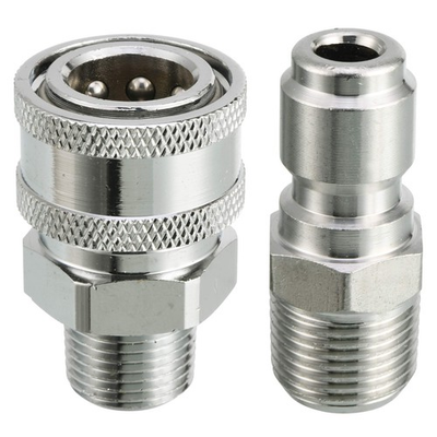 #ad Pressure Washer Adapter Set 3 8 Inch Quick Connect to Male Thread Fitting 5... $13.91