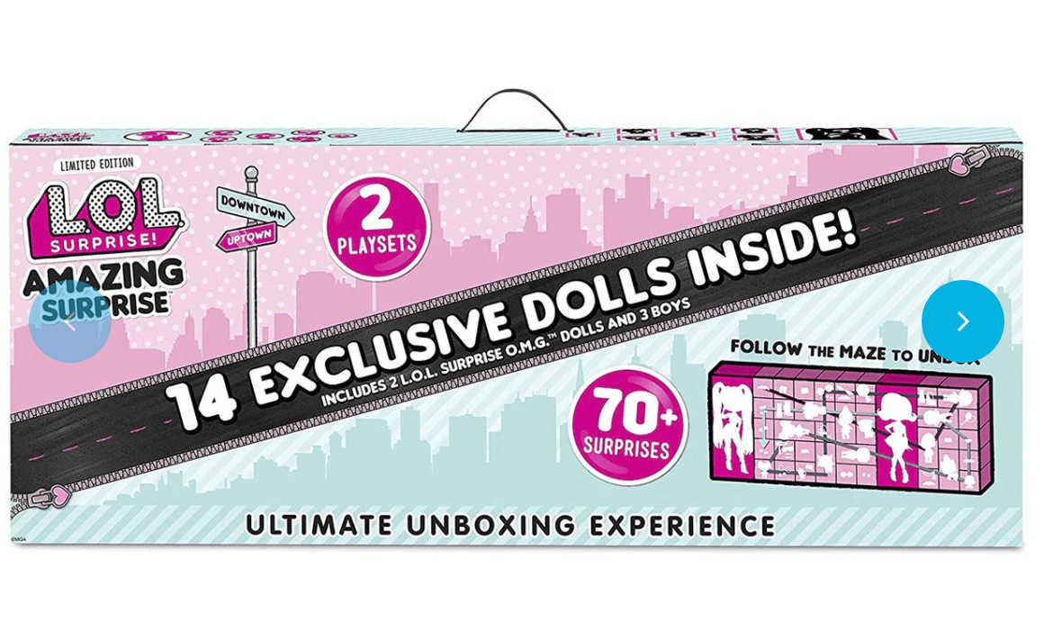 LOL Amazing Surprise Playset Includes 14 Dolls & 70+ Surprises Fun With Friends