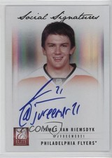 2011-12 Panini Elite Social Signatures James van Riemsdyk #06 Auto t3w