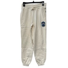 adidas IT1743 HOLIDAY SWEAT PANTS chalk white womens size XS New