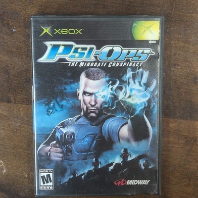 Midway Psi-Ops: The Mindgate Conspiracy Xbox Manual Case Included NTSC-U/C 2004