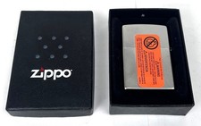 Zippo Satin Chrome Windproof Lighter for sale online | eBay