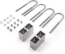 PCE170.1007 4" Lift And Lowering Kit Aluminum Block With U-Bolts And Hardware