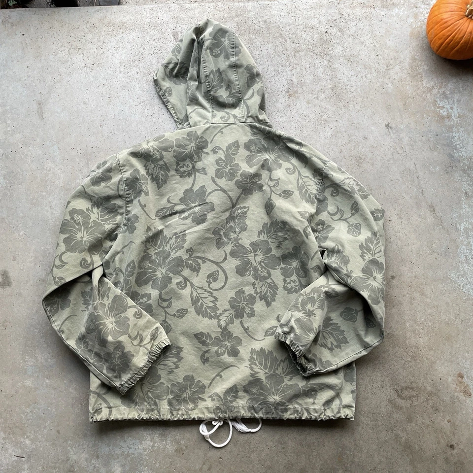 Vintage Old Navy Parka Anorak Jacket Windbreaker Floral Pattern Men’s XL - Image 2 of 4