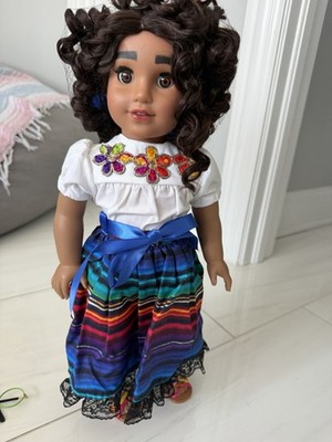 American Girl Customized Mirabel/Encanto 18''
