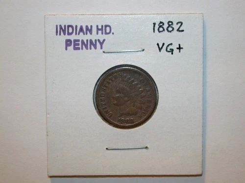 1882 Indian Head Penny/Cent (Condition: Very Good+)