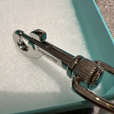 Supreme Tiffany & Co Return To Tiffany Oval Tag Keyring