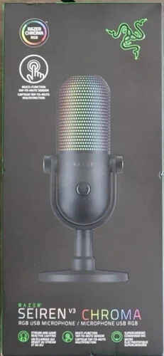 Microphone USB RZ19-05060100-R3U1 à condensateur chroma Razer Seiren V3 neuf - Photo 1/1