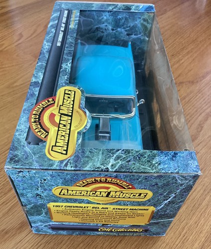 Ertl 1957 Chevrolet Bel Air Street Machine Ready To Rumble Car 1:18 Diecast NIB - Picture 3 of 6