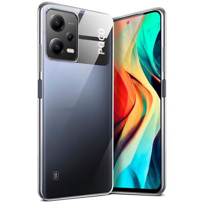 Hülle für Xiaomi Poco X5 5G Schutzhülle Silikon Case Cover Schutz Transparent