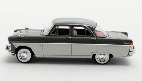 '62 Ford Zodiac 206E Two-tone Dark Grey over Light Grey by Matrix 1:43 - Picture 5 of 5