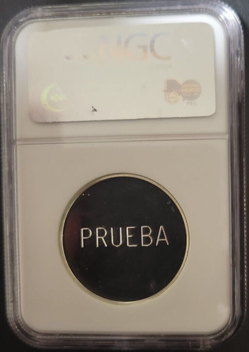RARE **TRIAL STRIKE** 1984 Uruguay Silver 20,000 Pesos KM-TS26 REVERSE NGC PF69 - Picture 2 of 2