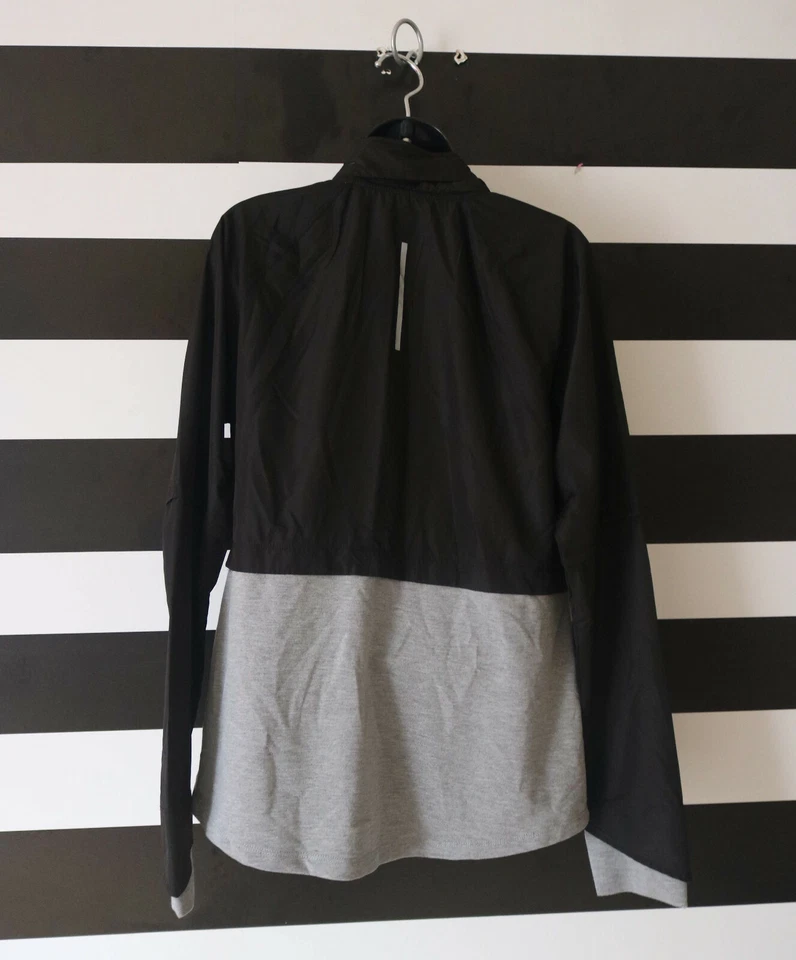 Chaqueta deportiva Avia para mujer negra y gris con cremallera completa talla M 8-10 Foto 2 de 4