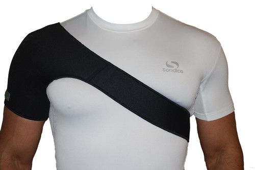 Bandoulière noire soutien épaule néoprène attelle blessure arthrite luxation douleur gy