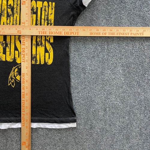 Camisa retro de manga larga de los Washington Redskins para mujer grande L gris blanco amarillo NFL - Imagen 12 de 17