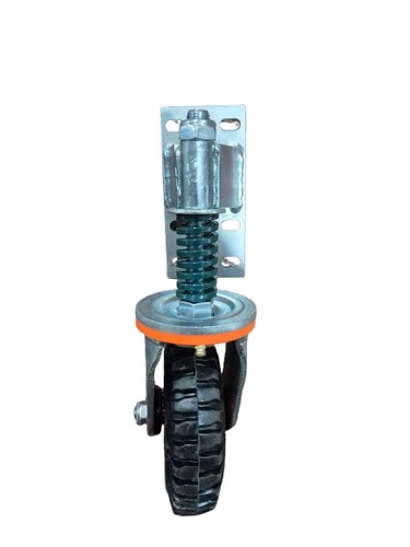 Swing Gates Silver Gate Wheel Wheels Rotation Spring Loaded Bracket Casters - Picture 11 of 17