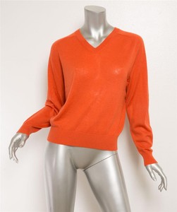 orange sweater womens