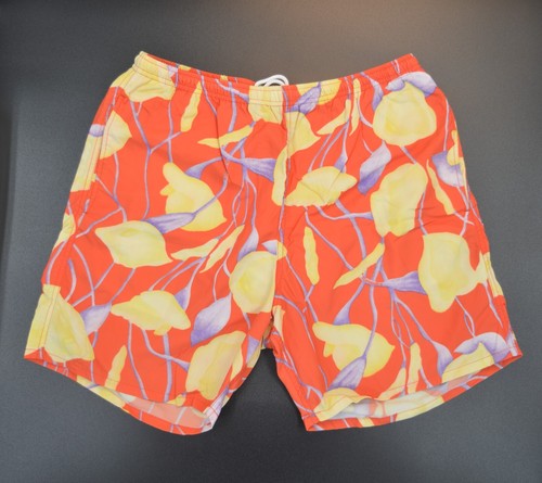 Supreme Floral Nylon Water Shorts Trunks - SS18 - Red - Size M - Picture 2 of 4