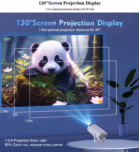 MAGCUBIC PROJECTOR HY300 ANDROID 11 260ANSI BLUETOOTH USB-Lowest Magcubic price! - Picture 10 of 18