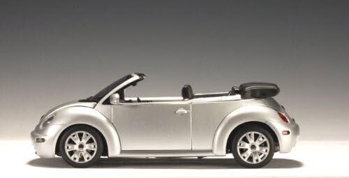 AUTOart 1/18 VW New Beetle Cabriolet Modellauto Reflexsilber Metallic - Bild 3 von 3