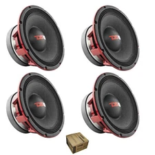 2 Pair of DS18 PANCADO PRO-1.5KP12.4 12" 12000 Watt 4 Ohm Mid-Bass Loudspeaker