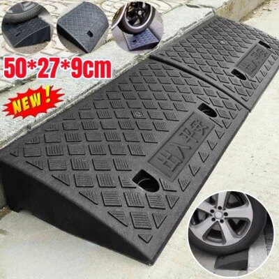 Curb Ramp Portable Lightweight Heavy Duty Threshold Ramp For Wheelchair Car Bike