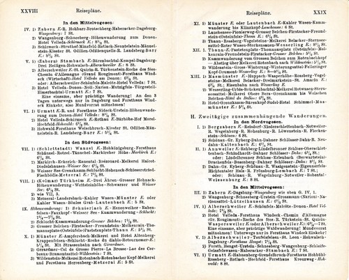Elsass Vogesen 1907 org Routenkarte Alsace Vosges Munster Saverne Zabern Hohwald - Picture 3 of 3