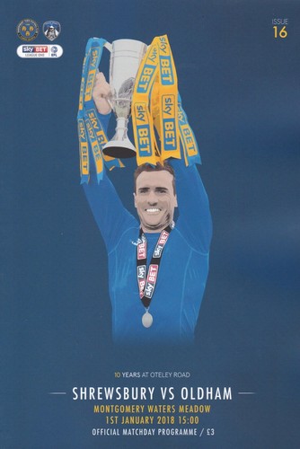 * 2017/18 - SHREWSBURY TOWN HOME PROGRAMMES - CHOOSE FROM LIST * - Picture 21 of 36