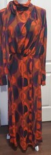ZARA Dress - 8463/277 - NEW - Midi - High Neck with Tie/Scarf - Size Large