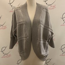 Westport. Size Medium. Open Front Knit Sweater Cardigan. B12.