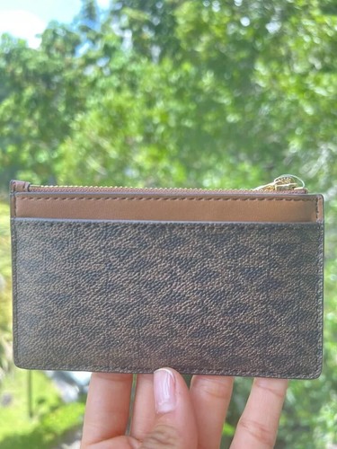 Michael Kors Reed Large Tote Shopper Shoulder Handbag Purse Bag Brown MK +Wallet - Picture 13 of 18