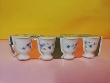 ARCOPAL FRANCE 4 PORTA-UOVO FIORI MYOSOTIS VERONICA Arc