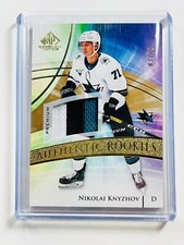 2020-21 SP Game Used Gold #128 Nikolai Knyzhov PATCH /65 Rookie San Jose Sharks