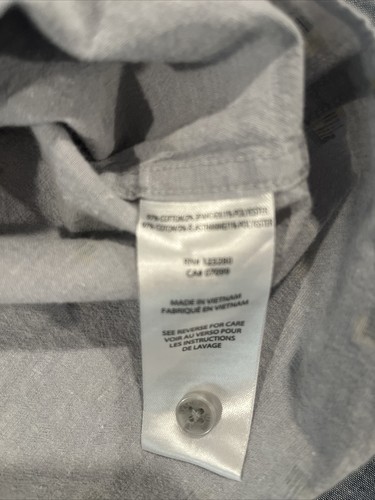 Travis Mathew Shirt Size XL Gray AOP Short Sleeve Button Up - Picture 10 of 10