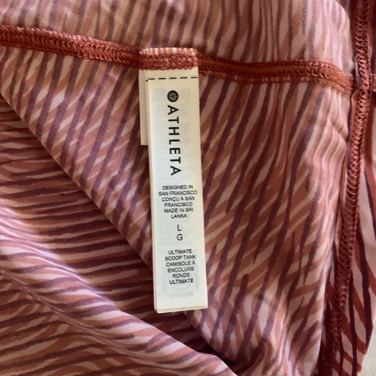 athleta ultimate scoop marled racerback tank-top