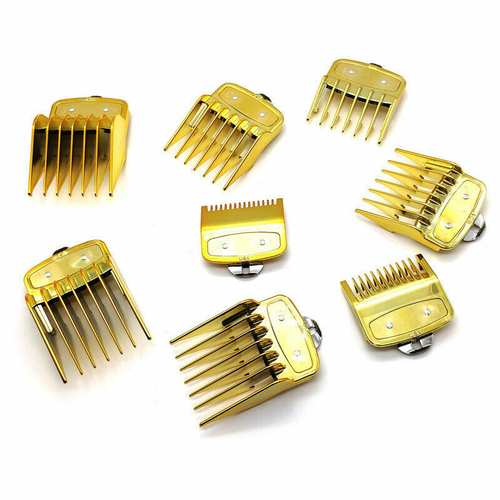 8 pezzi tagliacapelli clip in metallo guide limite pettini protezioni set di ricambio per Wahl - Foto 6 di 22