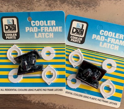 2 sets of 2 DIAL MFG INC Evaporative Cooler Replacement Pad Frame Latch 4793