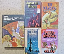 Norman Spinrad, Peryy Rhodan ATLAN 3, Silverberg; Science Fiction; lot of 5