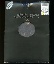 Jockey control top panty hose shimmer leg tuxedo black style 6585 size AB new