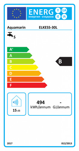 Aquamarin® Zbiornik ciepłej wody użytkowej 30/50/80/100l Kocioł elektryczny 1500W Kocioł wodny - Zdjęcie 14 z 60