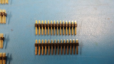 (10 PCS) K35028000 HEADER 28PIN 2 ROWS 2.54MM THRU-HOLE VERTICAL GOLD FINISH