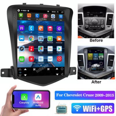 For Chevy Cruze 2009-2015 Android 15 Car Stereo Radio GPS Navi Wifi Player 4+64G