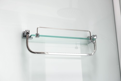 1000x800 White Hydro Shower Cabin Cubicle Enclosure Spa Room Bathroom Pod (Left) - Picture 7 of 23