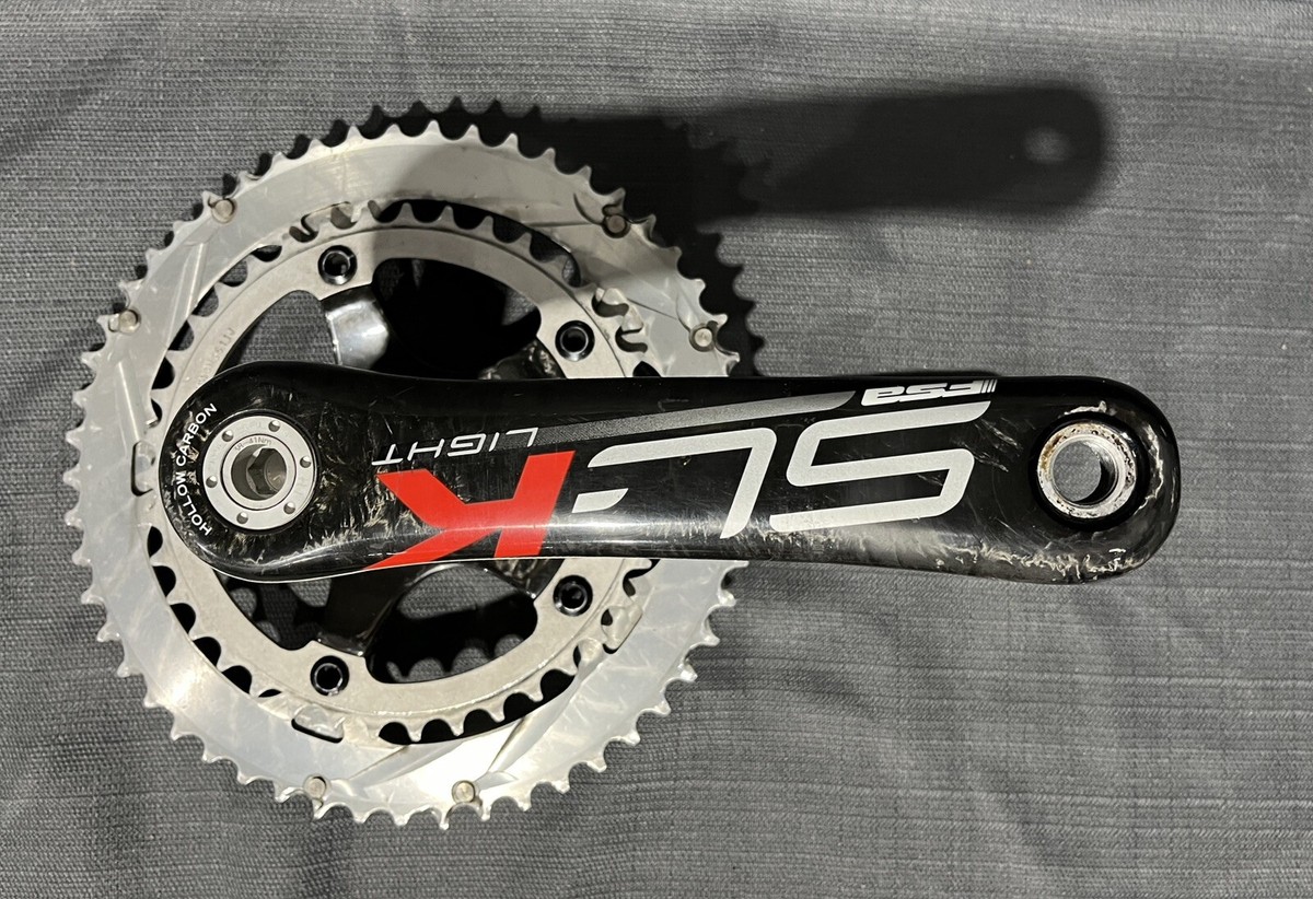 FSA SL-K Light BB386 Evo Carbon Crankset Road 172.5mm 53/39t FSA SL-K Light BB386 Evo Carbon Crankset Road 172.5mm 53/39t
