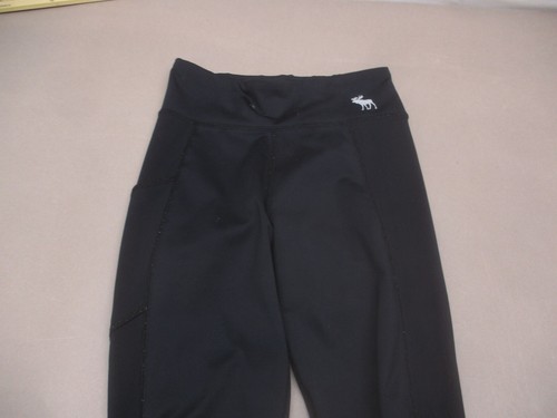 Abercrombie&Fitch Size 11-12 Girls High Rise Pocket Compression Gym Leggings 351 - Picture 2 of 8