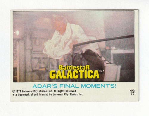 1978 Topps Battlestar GALACTICA completa il tuo set carte non sportive #1 - a scelta U - Foto 25 di 398